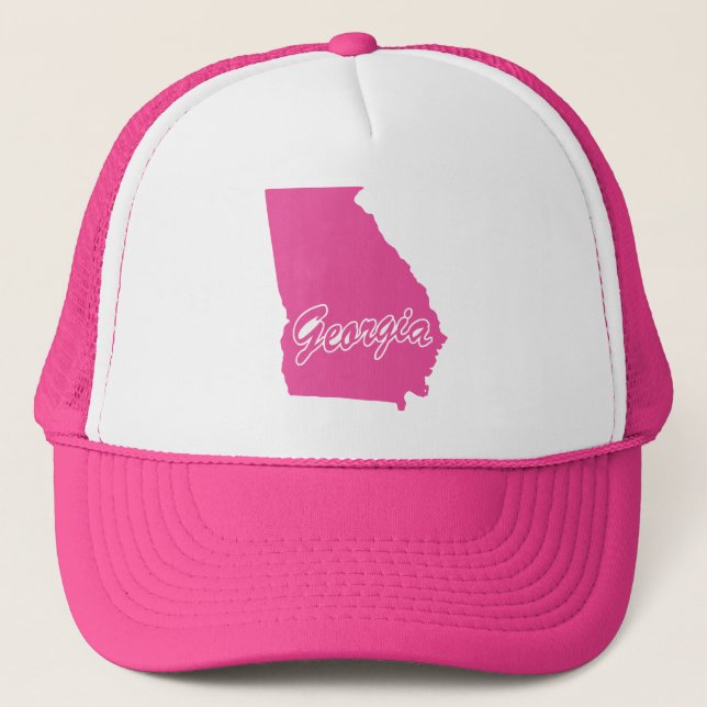 State Of Georgia Shape Trucker Hat (Front)
