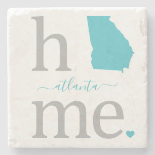 State of Georgia Stone Coaster