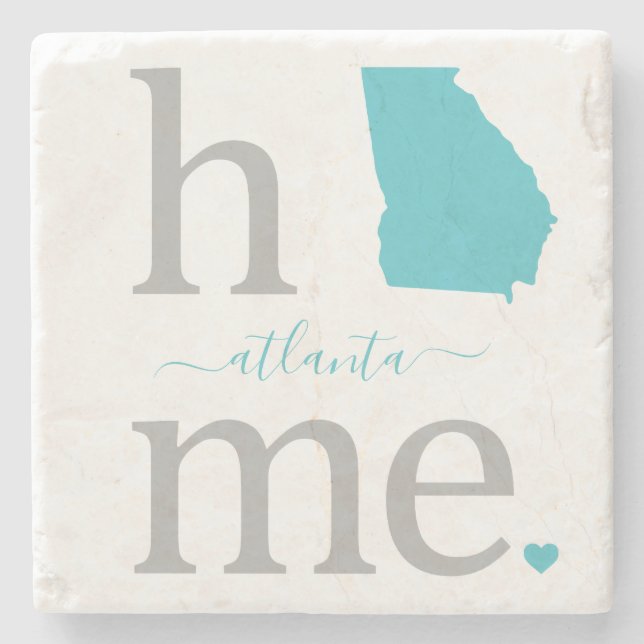 State of Georgia Stone Coaster (Front)