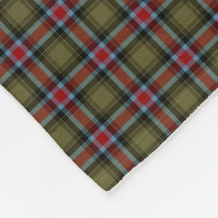 State of Georgia Tartan Fleece Blanket