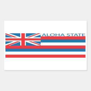 State of Hawaii flag Rectangular Sticker