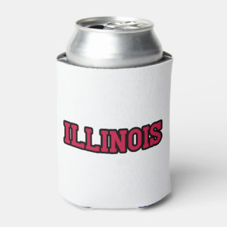 State Of Illinois Pride Custom Can Cooler