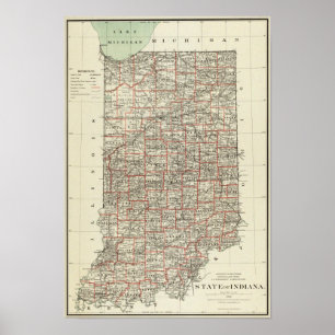 State of Indiana Poster