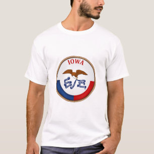 State of Iowa Flag Seal T-Shirt