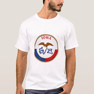 State of Iowa Flag Seal T-Shirt