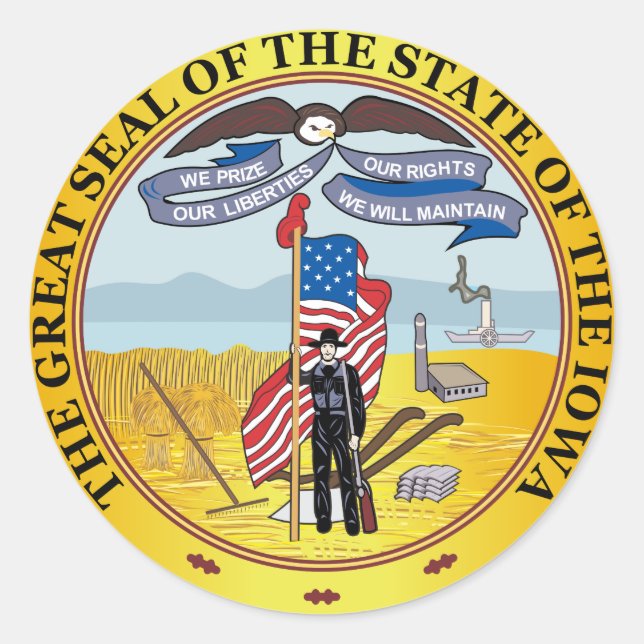 State of Iowa great seal (Front)
