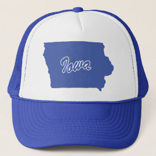 State Of Iowa Shape Trucker Hat