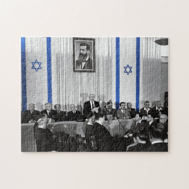 State Of Israel Declared - May 18, 1948 Jigsaw Puzzle (Horizontal)