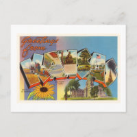 State of Kansas KS Old Vintage Travel Souvenir