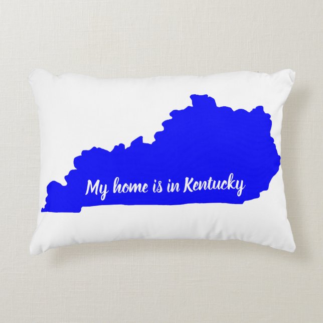 State of Kentucky Home Accent Pillow (Front)