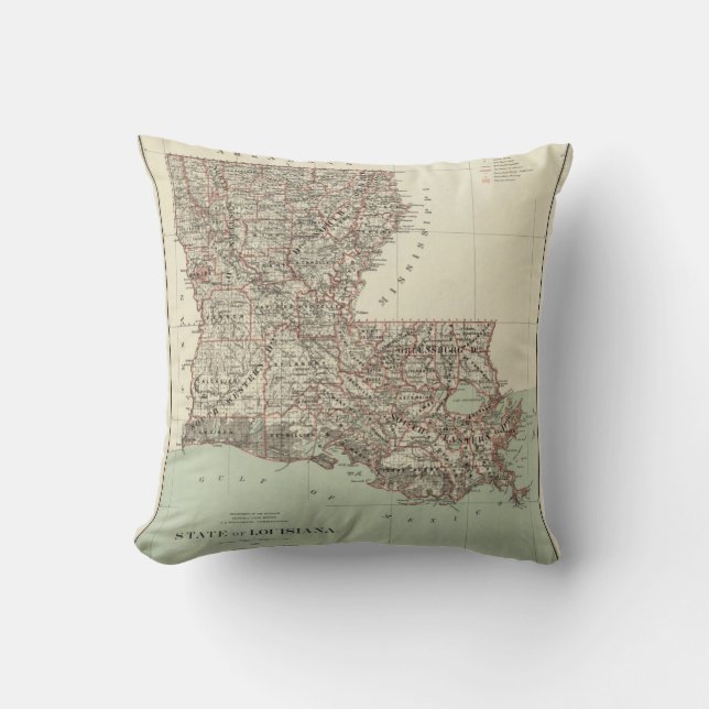 State of Louisiana Cushion (Front)
