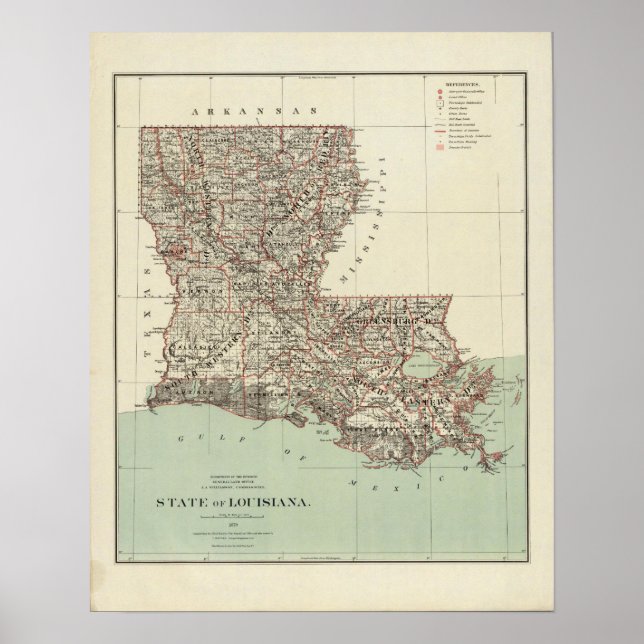 State of Louisiana Poster (Front)