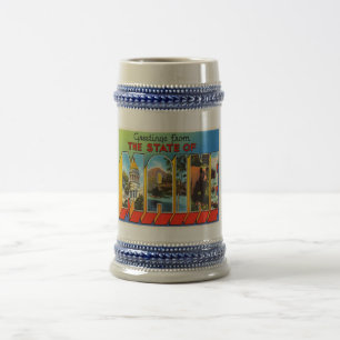 State of Maine #2 ME Old Vintage Travel Souvenir Beer Stein