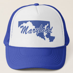 State Of Maryland Shape Trucker Hat