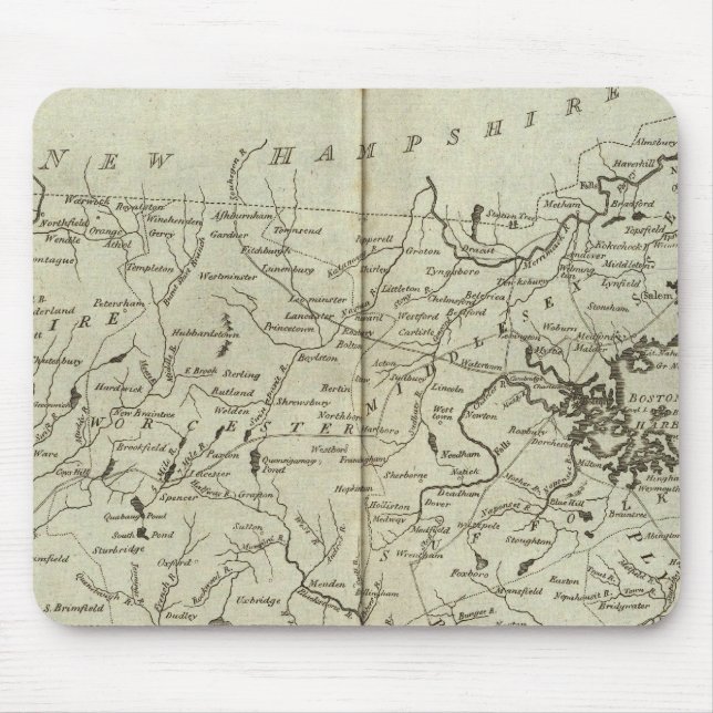 State of Massachusetts Mouse Pad (Front)