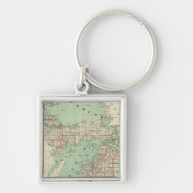 State of Michigan Key Ring (Front)