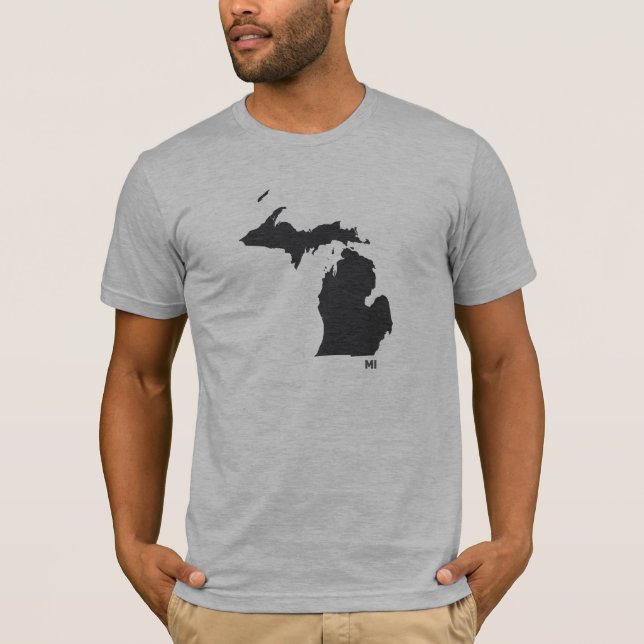 State of Michigan T-Shirt (Front)