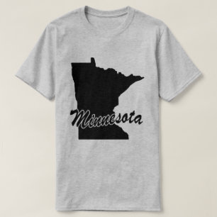 State Of Minnesota Shape T-shirt