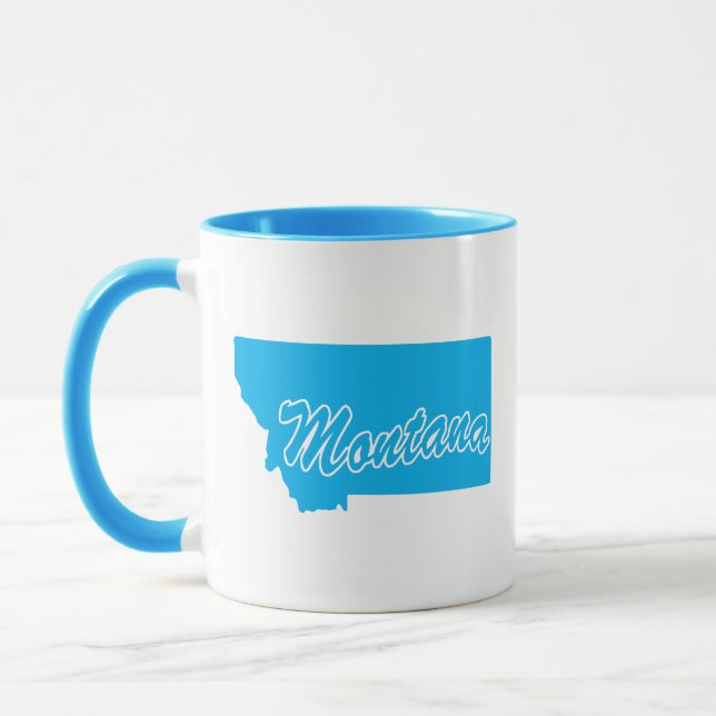 State Of Montana Shape Mug (Left)