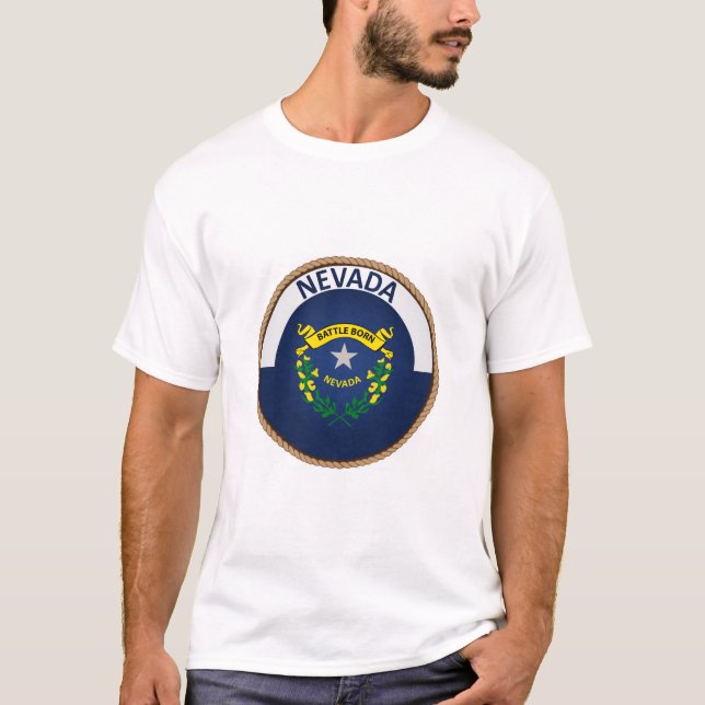 State of Nevada Flag Seal T-Shirt (Front)