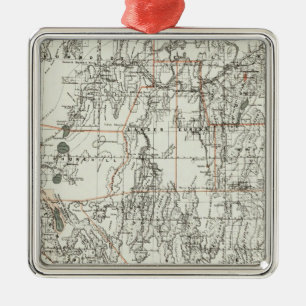 State Of Nevada Metal Tree Decoration