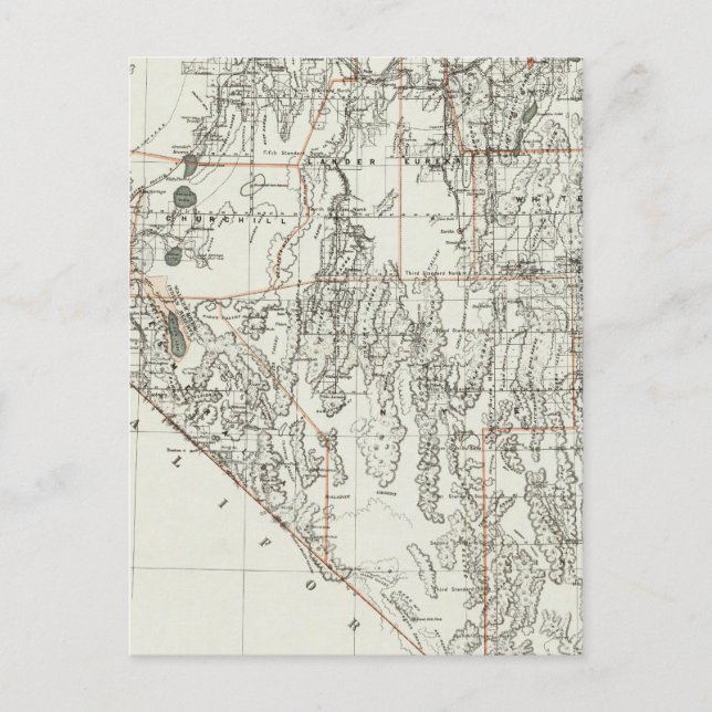 State Of Nevada Postcard (Front)