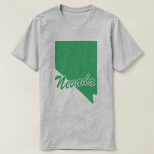 State Of Nevada Shape T-shirt