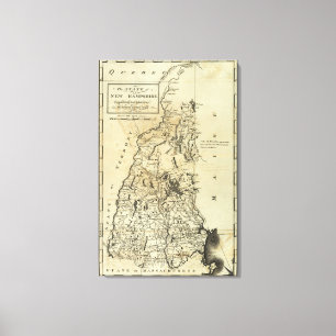State of New Hampshire 2 Canvas Print
