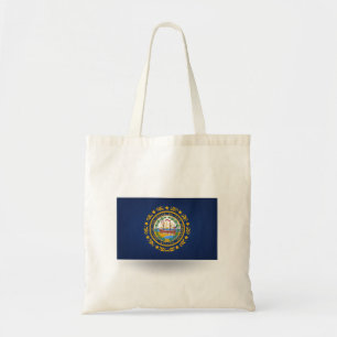 State of New Hampshire Flag Tote Bag