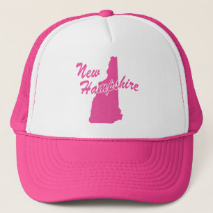 State Of New Hampshire Shape Trucker Hat