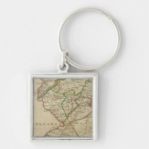 State of New Jersey 3 Key Ring