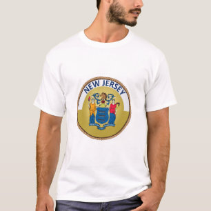State of New Jersey Flag Seal T-Shirt