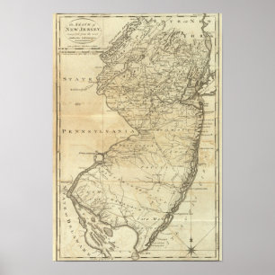 State of New Jersey Poster