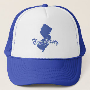 State Of New Jersey Shape Trucker Hat