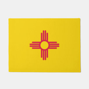 State of New Mexico Flag Door Matt Doormat