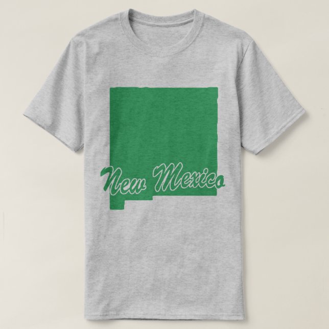 State Of New Mexico Shape T-shirt (Design Front)
