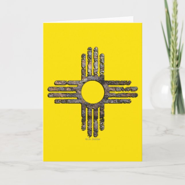State of New Mexico Zia Sun Card (Front)