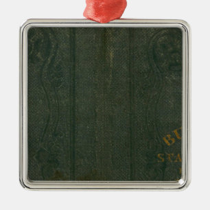 State of New York by DH Burr 2 Metal Tree Decoration