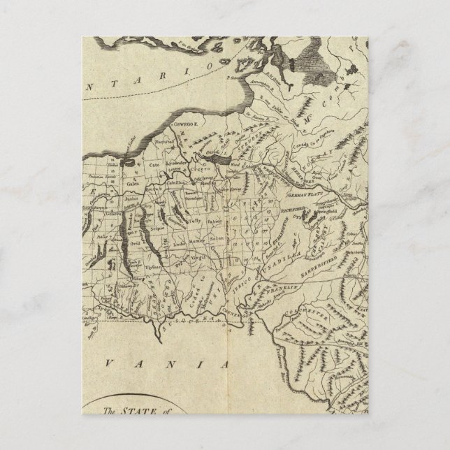 State of New York Postcard (Front)