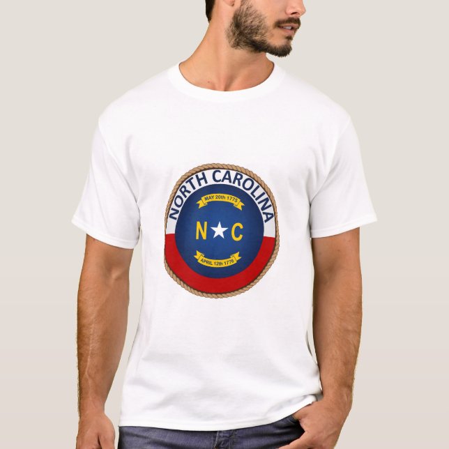 State of North Carolina Flag Seal T-Shirt (Front)