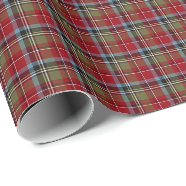 State of North Carolina Tartan Wrapping Paper (Roll Corner)