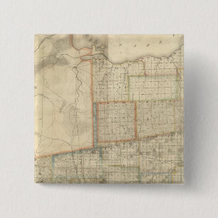 State of Ohio 2 15 Cm Square Badge