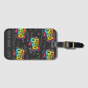 State of Ohio buckeyes ohioan graffiti Luggage Tag