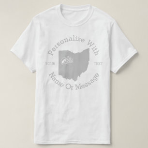 State Of Ohio PERSONALIZED T-shirt