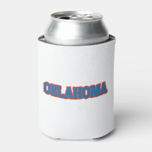 State Of Oklahoma Pride Custom Can Cooler