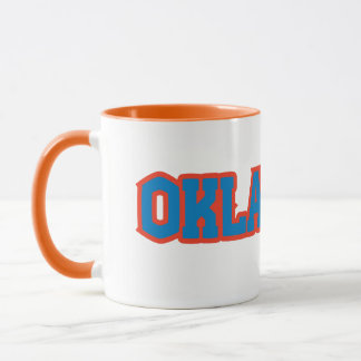 State Of Oklahoma Pride Custom Two-Tone Coffee Mug