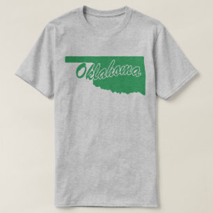 State Of Oklahoma Shape T-shirt