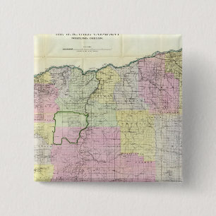State of Oregon 15 Cm Square Badge