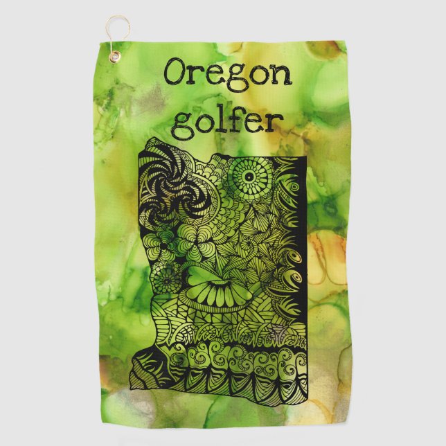 State of Oregon Golf towel (Front)
