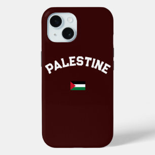 State of Palestine Varsity College University iPhone 15 Case